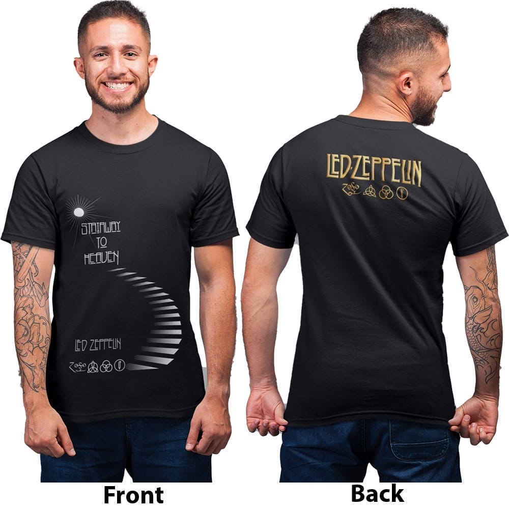 Exclusive Men EqualLife Pure Cotton Bio-Washed Chest Printed T-Shirt - Rock Music - Tribute to L