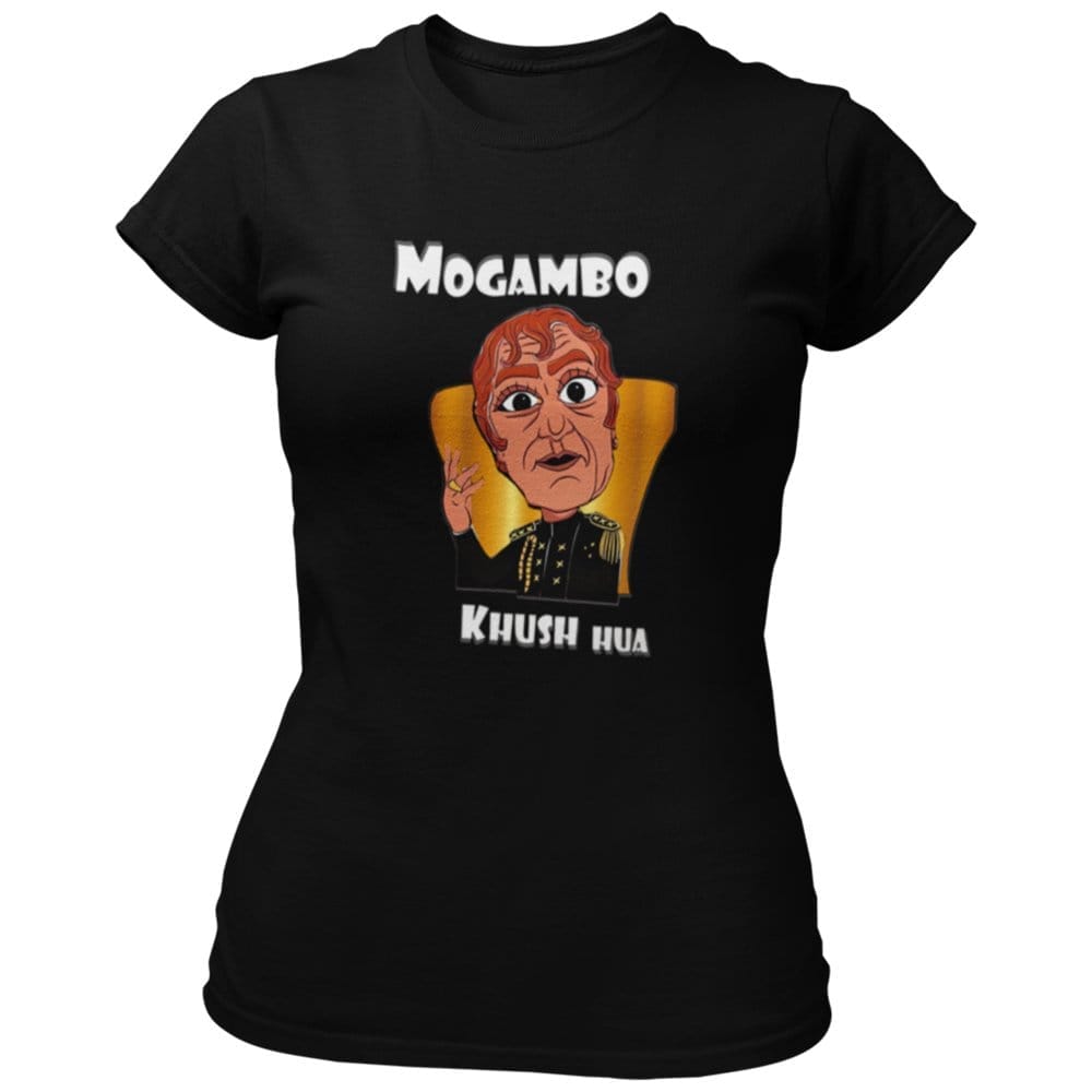 Luxurious Women EqualLife Pure Cotton Bio-Washed Chest Printed T-Shirt - Funny Tees - Mogambo Kh