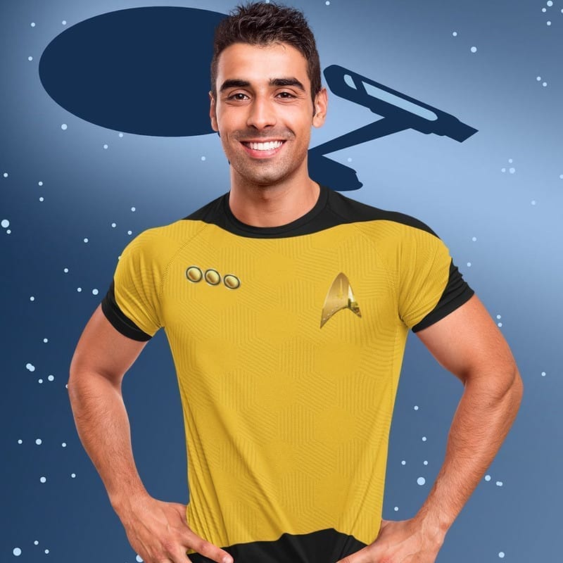 Top Men EqualLife Half Sleeves EqualLife Printed T Shirts-Super Dry fit-Sceince Fiction-Trekkie 