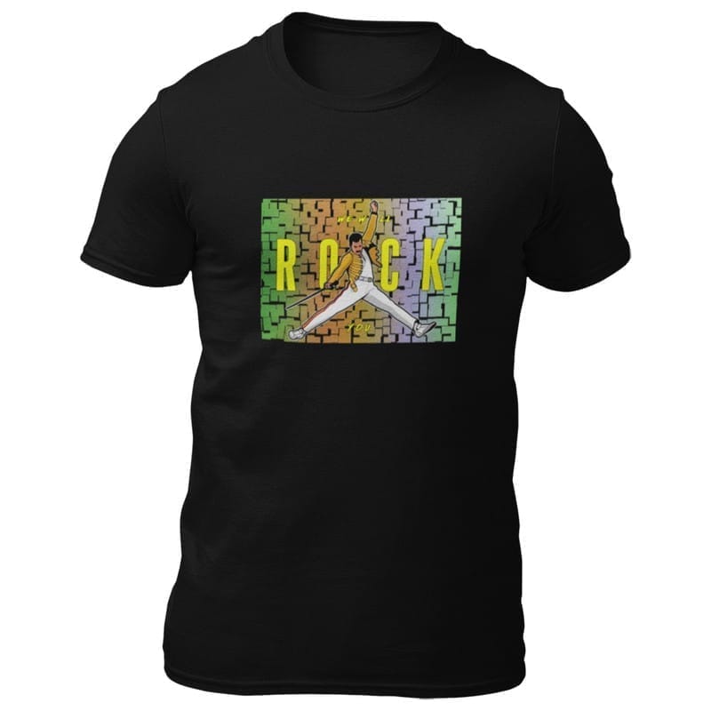 New Men EqualLife Printed T Shirts-Tribute to Queen-Freddie Mercury-Rock Music-Design-3-by Zinge