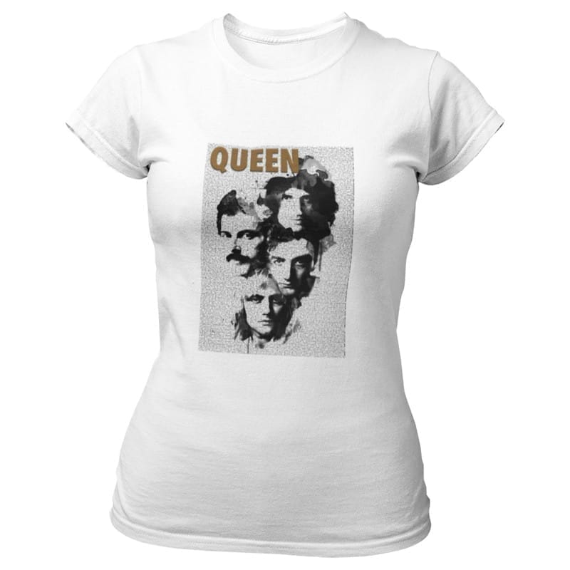 Affordable Women EqualLife Printed T Shirts-Tribute to Queen-Freddie Mercury-Rock Music-Design-2