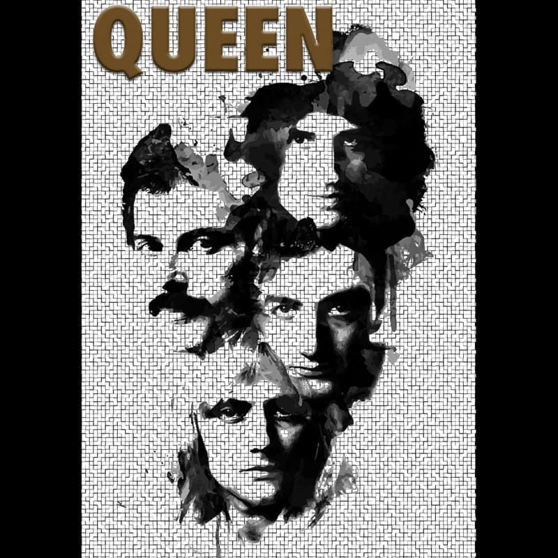 Sophisticated Women EqualLife Printed T Shirts-Tribute to Queen-Freddie Mercury-Rock Music-Desig