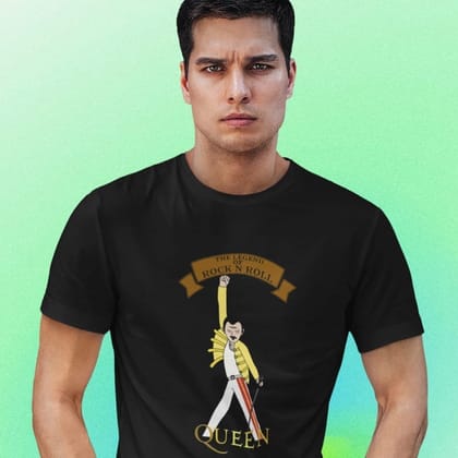 EqualLife Printed T Shirts-Tribute to Queen-Freddie Mercury-Rock Music-Design-6-by ZingerTees-Men-EL9120494 EqualLife Printed T Shirts-Tribute to Queen-Freddie Mercury-Rock Music-Design-6-by ZingerTees-Men-EL9120494