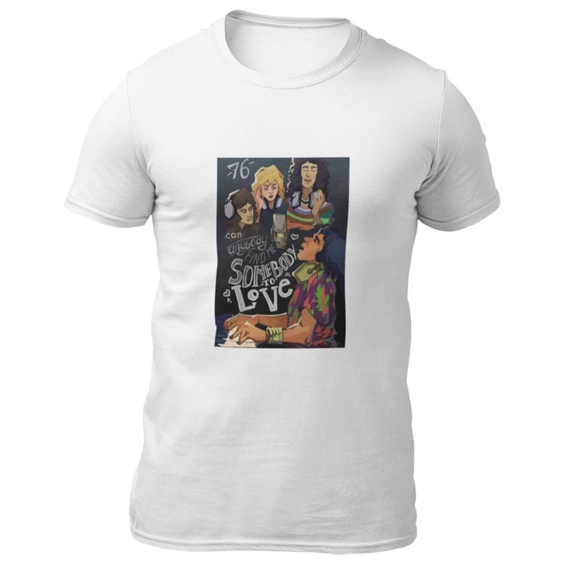 Top Men EqualLife Printed T Shirts-Tribute to Queen-Freddie Mercury-Rock Music-Design-5-by Zinge