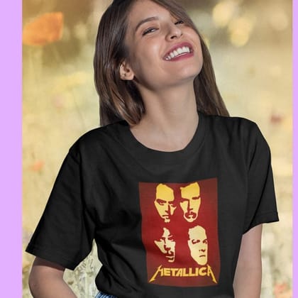 EqualLife Printed T Shirts-Tribute to Metallica-Rock Music-Design-10-by ZingerTees-Women-EL9120488