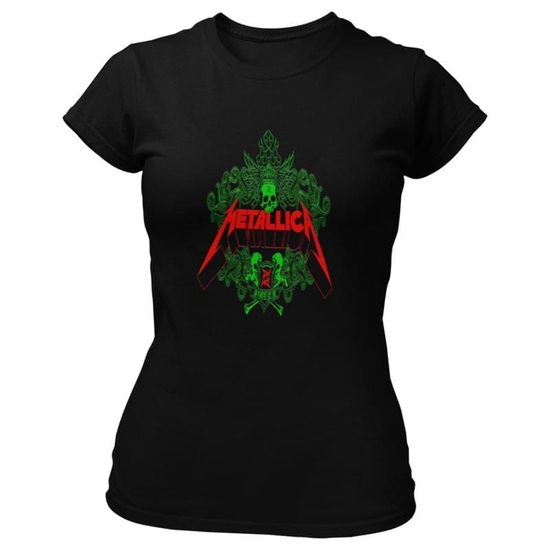 Premium Women EqualLife Printed T Shirts-Tribute to Metallica-Rock Music-Design-7-by ZingerTees-