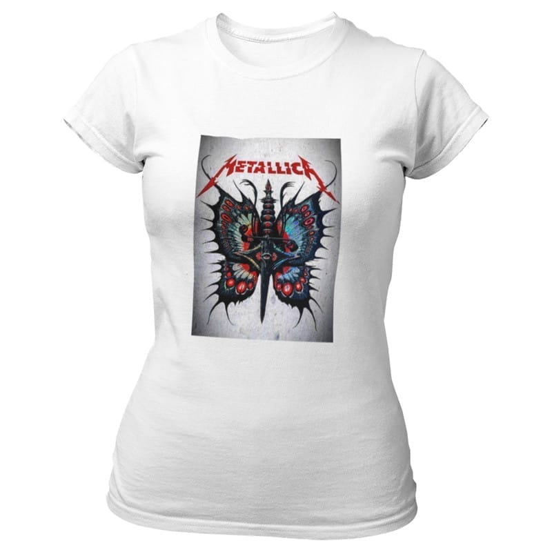 Modern Women EqualLife Printed T Shirts-Tribute to Metallica-Rock Music-Design-6-by ZingerTees-W
