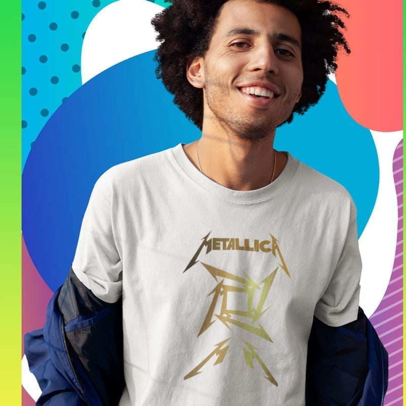 Exclusive Men EqualLife Printed T Shirts-Tribute to Metallica-Rock Music-Design-5-by ZingerTees-