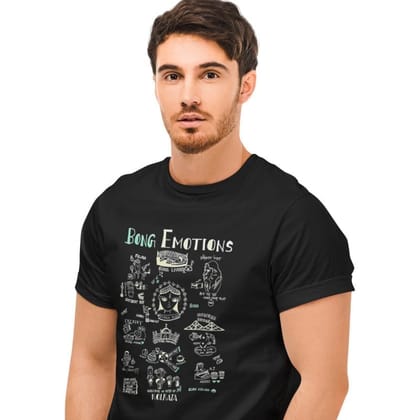 Equallife Printed T Shirts-Bengali Collection – Emotions Of Bongs-By Zingertees-Men-EL9120516