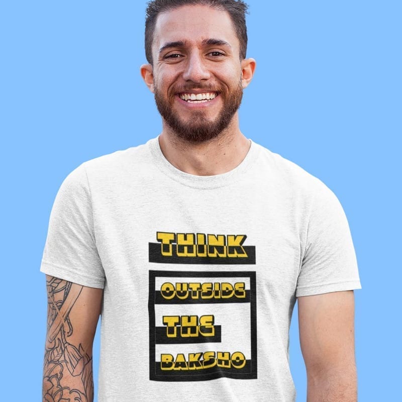 New Men EqualLife Printed T Shirts-Bengali Collection - Bongs Think Out of the Baksho-by ZingerT