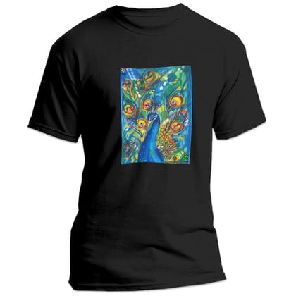Equal Life Printed T Shirts - Eco Earth Series - Peacock - By ZingerTees-Men-EL9120035