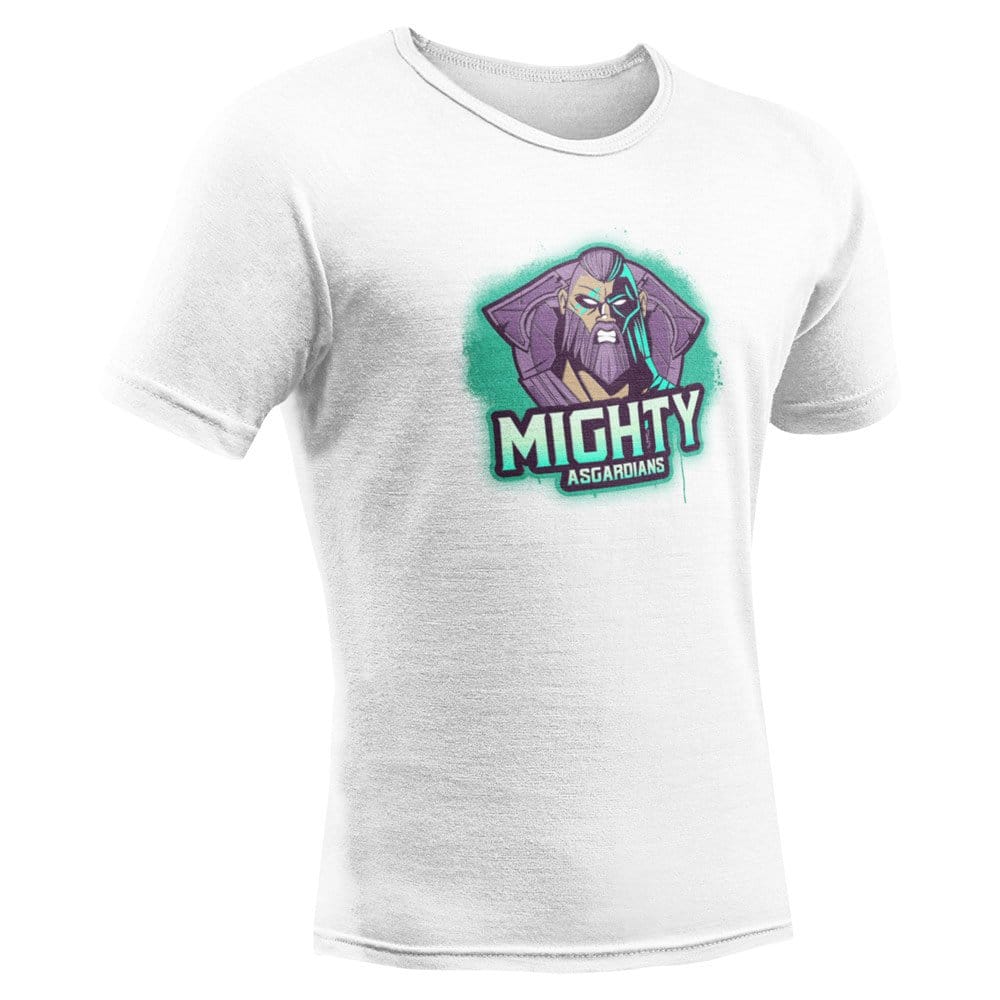 EqualLife Pure Cotton Bio-Washed T-Shirt Chest Printed-Viking Gods Series - The Mighty Asgardians Design-by ZingerTees-Women-EL9120281-F
