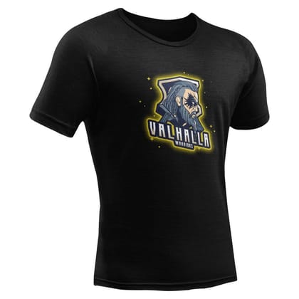 EqualLife Pure Cotton Bio-Washed T-Shirt Chest Printed-Viking Gods Series - The Valhalla Warriors Design-by ZingerTees-Men-EL9120282-M