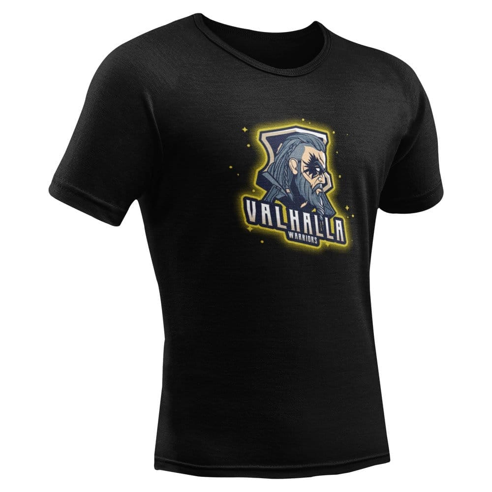 EqualLife Pure Cotton Bio-Washed T-Shirt Chest Printed-Viking Gods Series - The Valhalla Warriors Design-by ZingerTees-Men-EL9120282-M