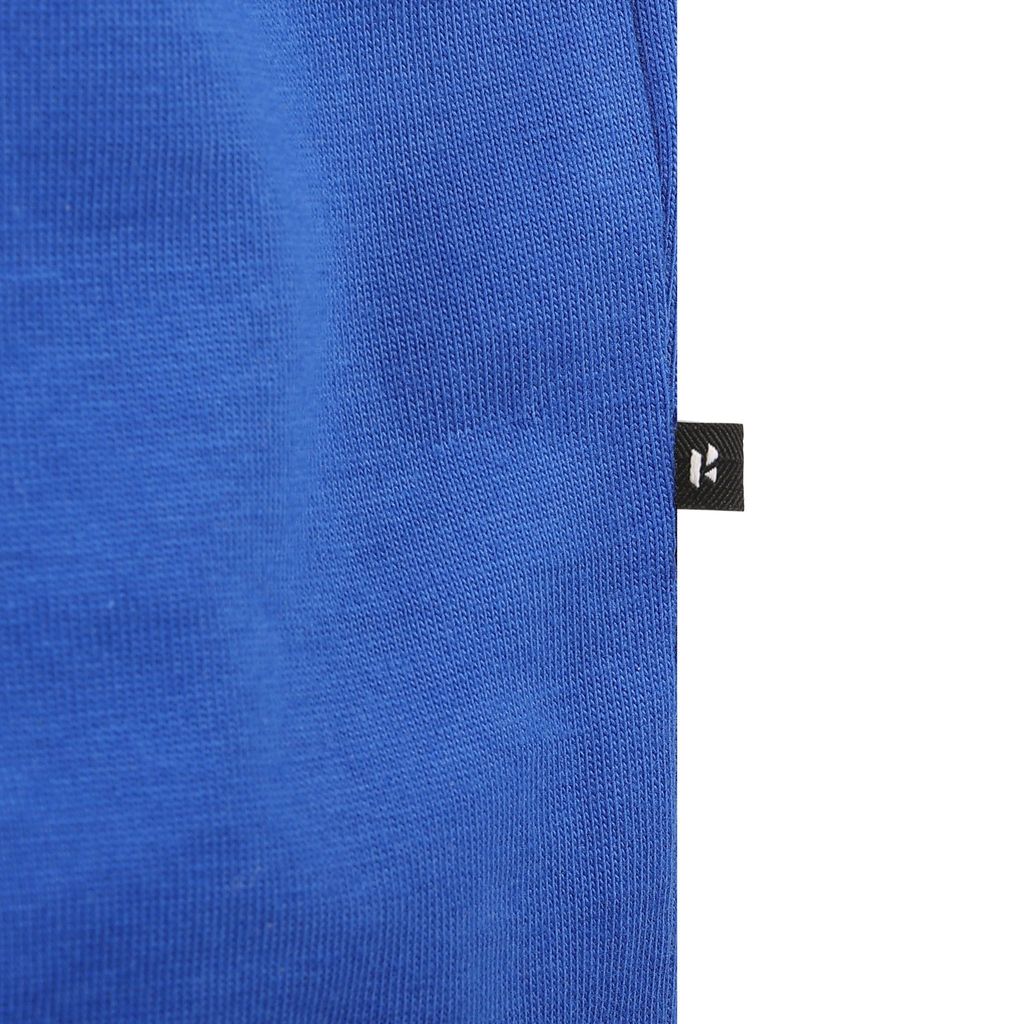 Mavrick Embossing Blue Men's Crew Neck T-Shirt