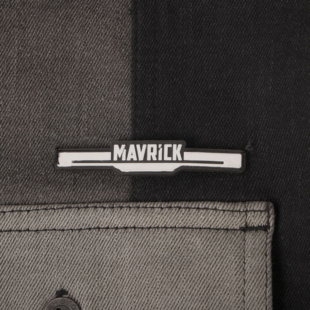 Men's Color-Block Biker Shacked In Washed Denim