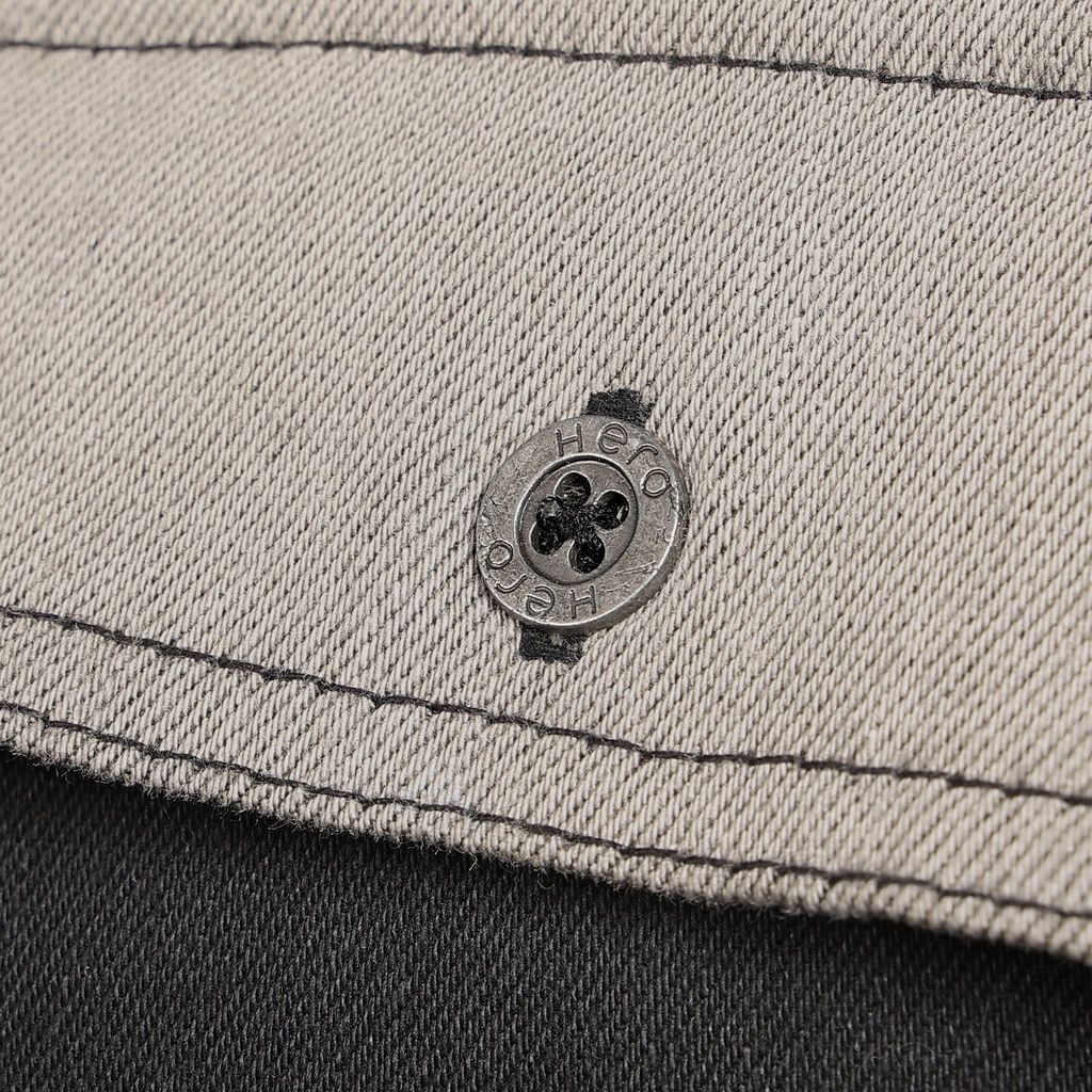 Men's Color-Block Biker Shacked In Washed Denim