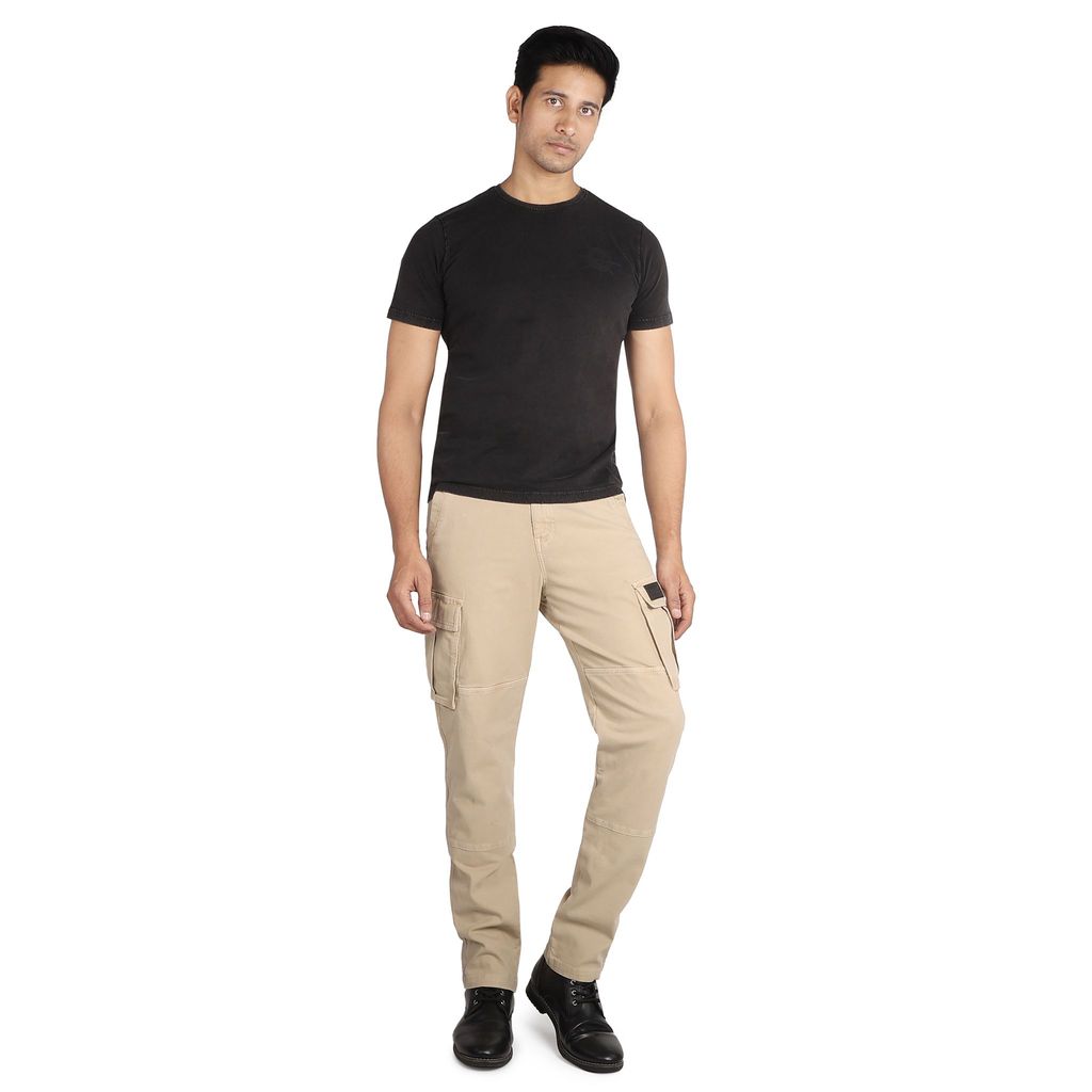 Men's Biker Cargo With Knee Armor Insert