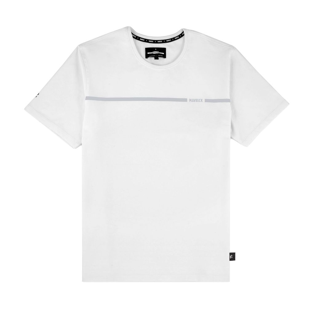 Men's Crew Neck Reflective Print T-Shirt