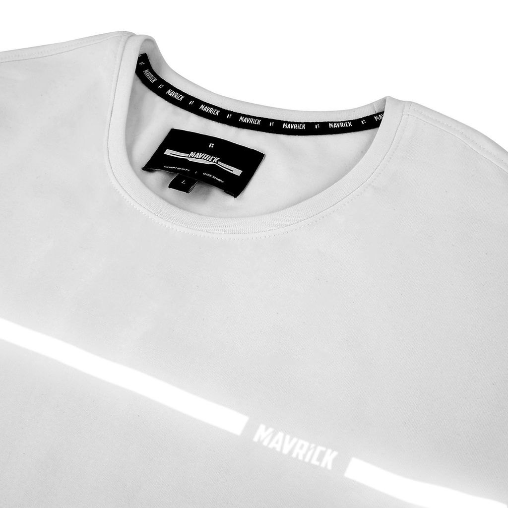 Men's Crew Neck Reflective Print T-Shirt