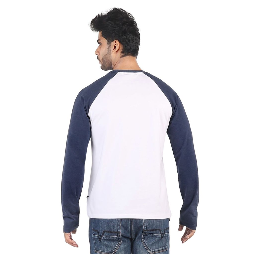 Men's Raglan T-Shirt In Premium Stretch Cotton Lycra