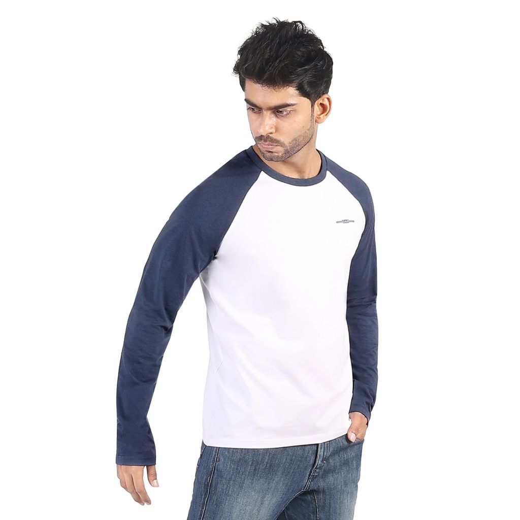 Men's Raglan T-Shirt In Premium Stretch Cotton Lycra