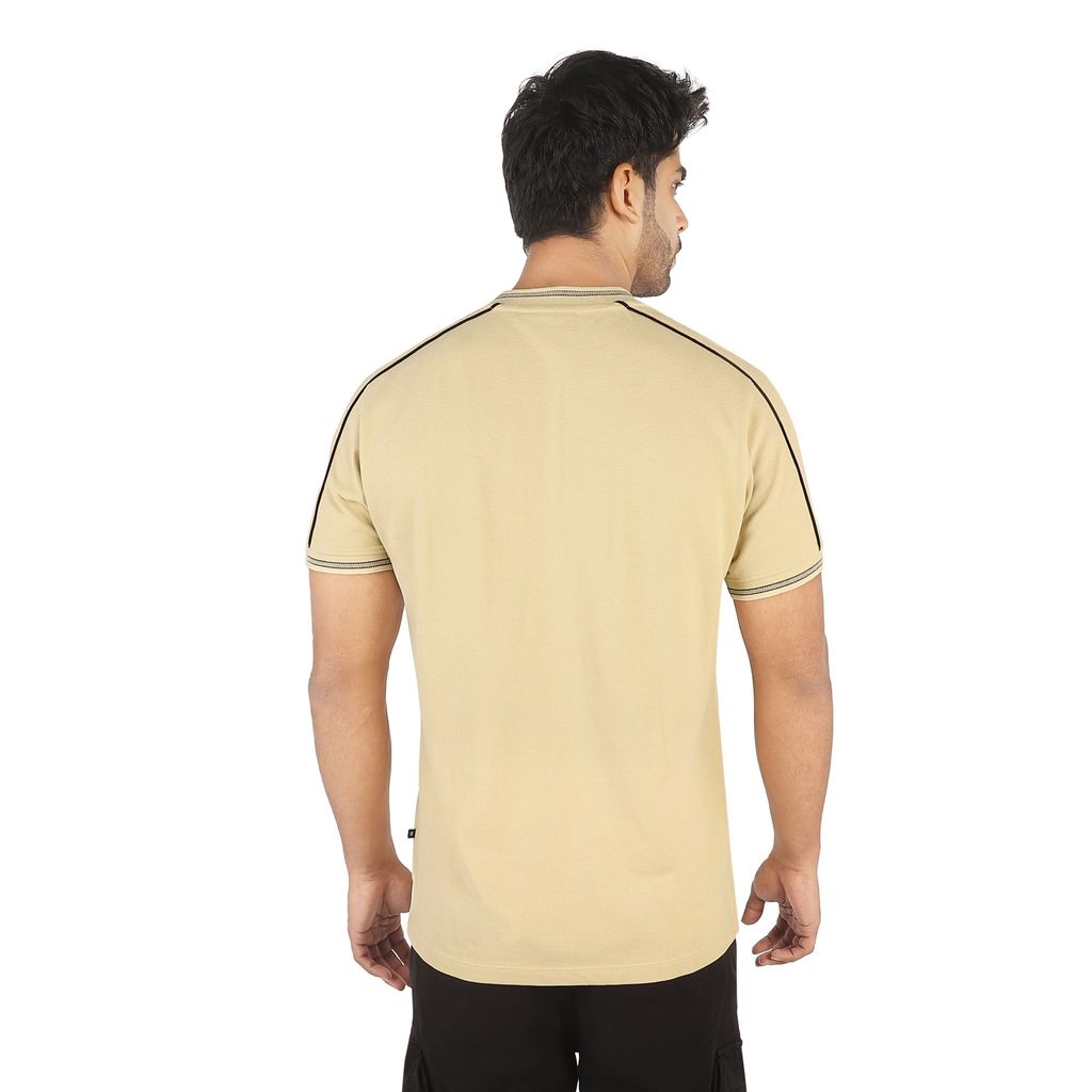 Men's Zip-Up Bomber Neck Polo T-Shirt