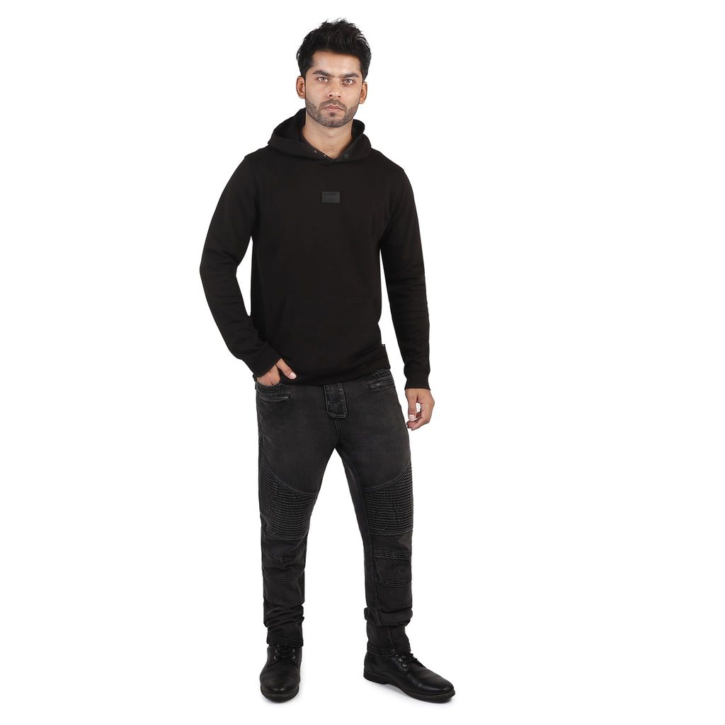 Men's Hooded Sweatshirt With Tech Finish