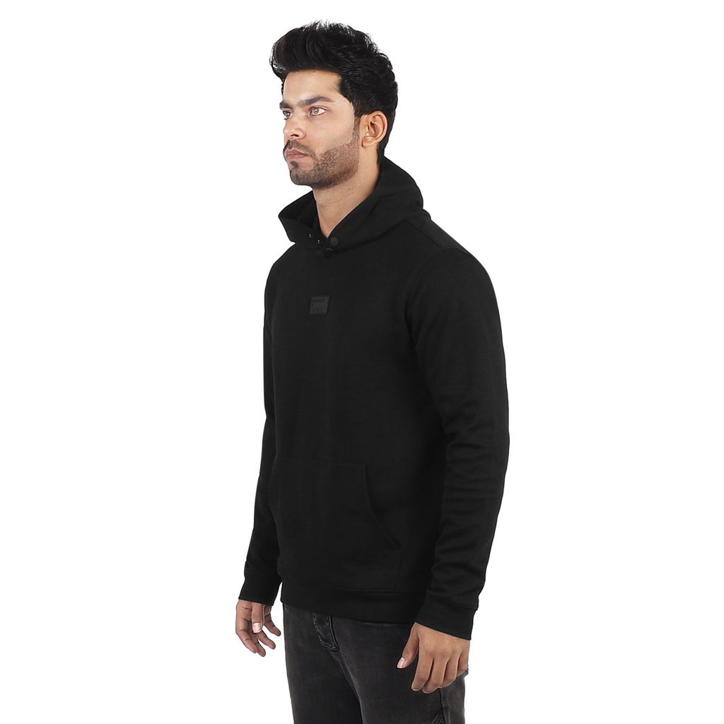Men's Hooded Sweatshirt With Tech Finish