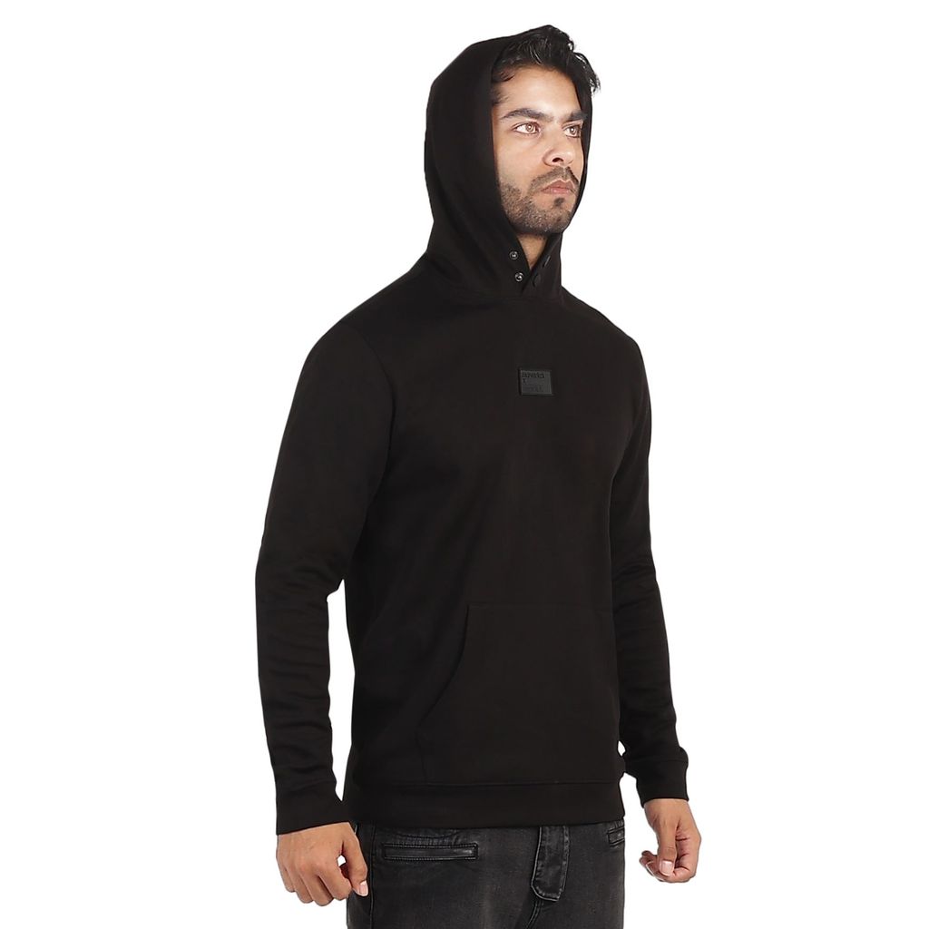 Men's Hooded Sweatshirt With Tech Finish