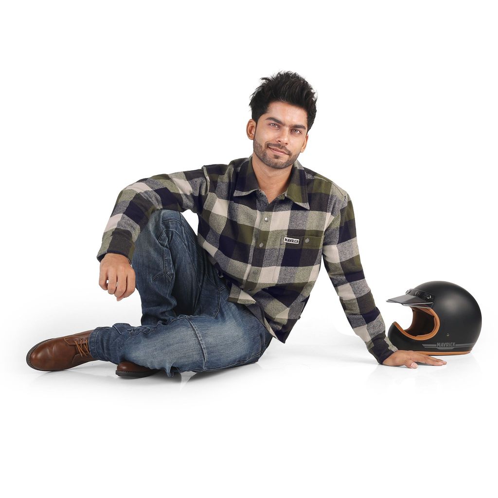 Men's Relaxed Fit Brushed Flannel Shacket