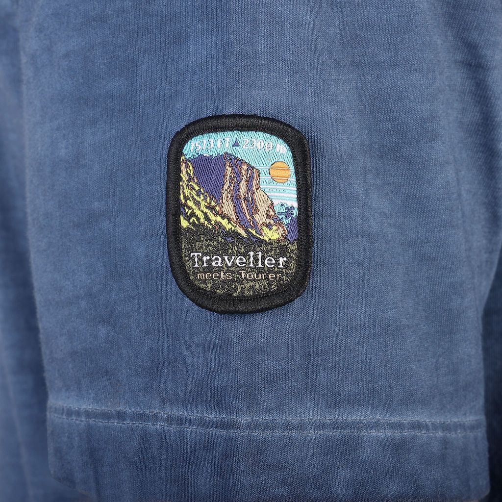 Men's Overdyed Round Neck Cotton T-Shirt