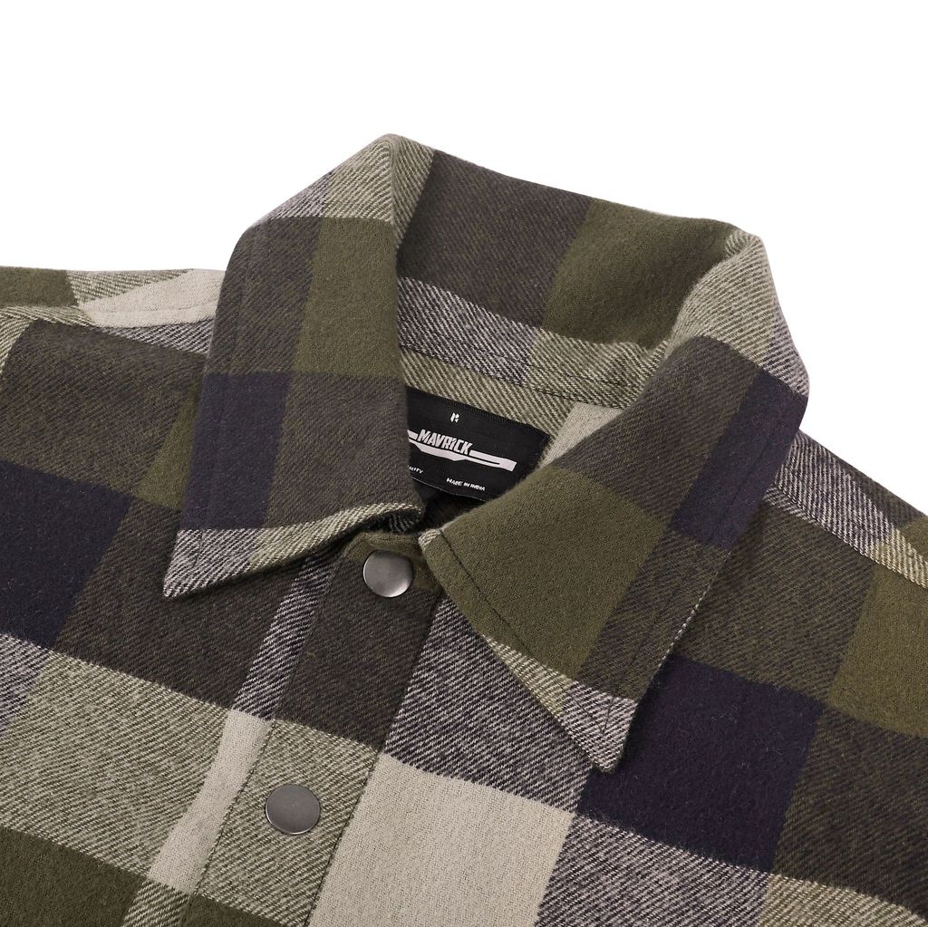 Men's Relaxed Fit Brushed Flannel Shacket