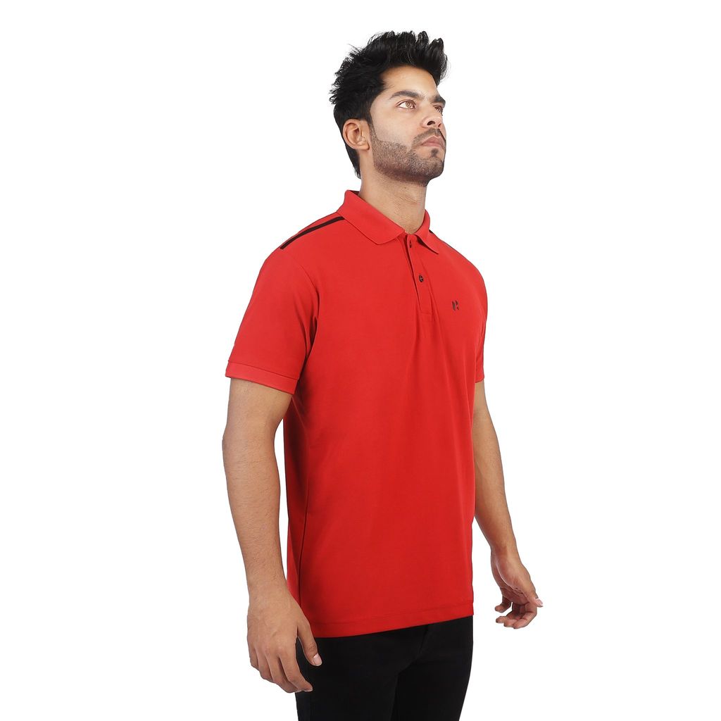 Herocol Polo Shoulder Tape Tshirt