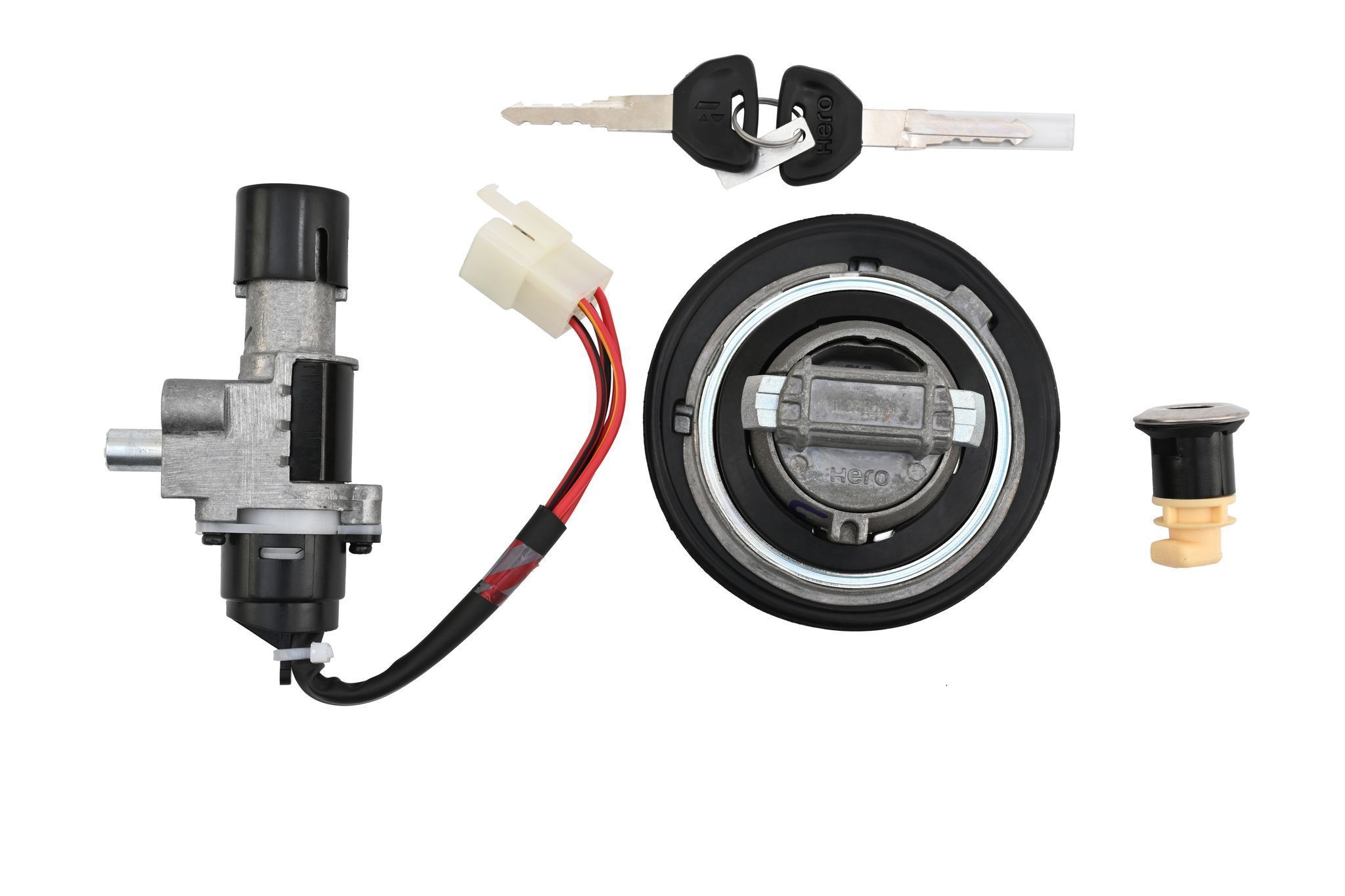 Buy Hero Genuine Ignition Switch Lock Set HF 100 HF Deluxe