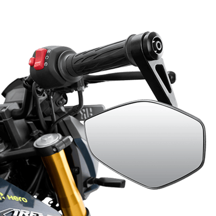 Bar End Mirror Kit including LHS+RHS RVM For Xtreme 160R
