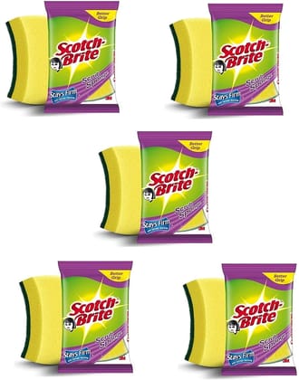  Scotch-Brite Scrub Sponge, 5-Pack