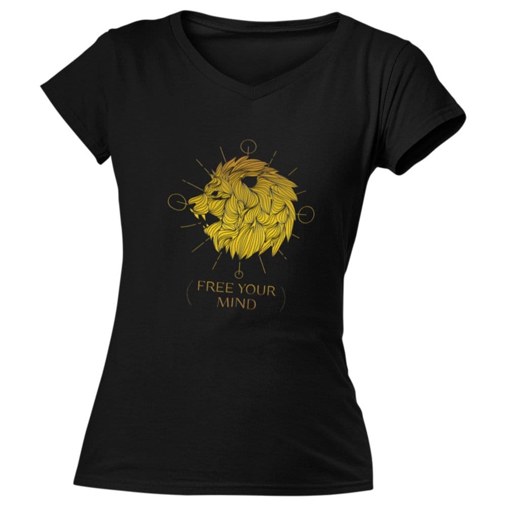 EqualLife Pure Cotton Bio-Washed T-Shirt Chest Printed-Mandala Design with Inspirational Ancient Indian Vedic Quotes -1-by ZingerTees-Women-EL9120192-F