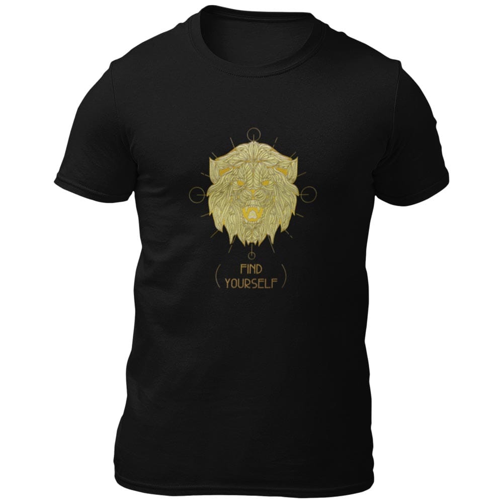 EqualLife Pure Cotton Bio-Washed T-Shirt Chest Printed-Mandala Design with Inspirational Ancient Indian Vedic Quotes -2-by ZingerTees-Men-EL9120193-M