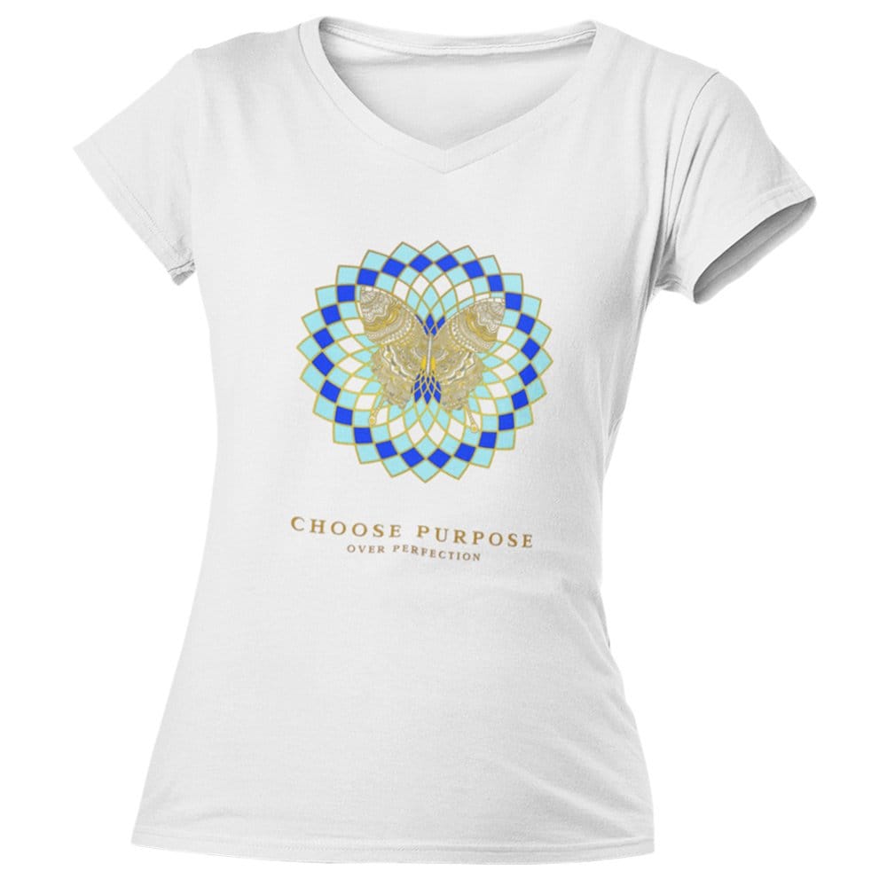 EqualLife Pure Cotton Bio-Washed T-Shirt Chest Printed-Mandala Design with Inspirational Ancient Indian Vedic Quotes -12-by ZingerTees-Women-EL9120203-F