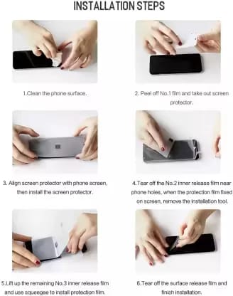 Runija Back Membrane 360 Matte Screen Guard protection For iPhone Mobiles