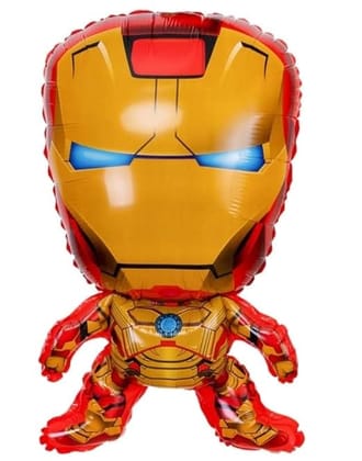 Avengers Ironman Theme Foil Balloon for  Chiller Party Decoration (Pack of 5Pcs)