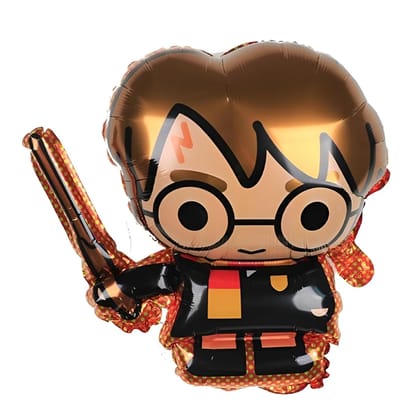 Harry Potter Theme Magic Foil Balloon for Birthday Party Decoration Chiller Party - Set of 5Pcs