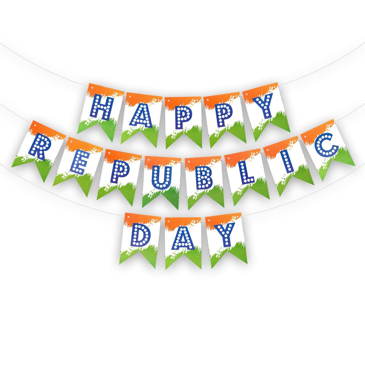 Happy Republic Day Hanging Banner for 26 January Décor