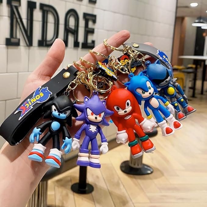 Sonic Heroes 3D Silicon Keychain