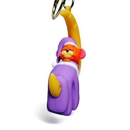 Jerry Relaxing on Moon 3D Keychain