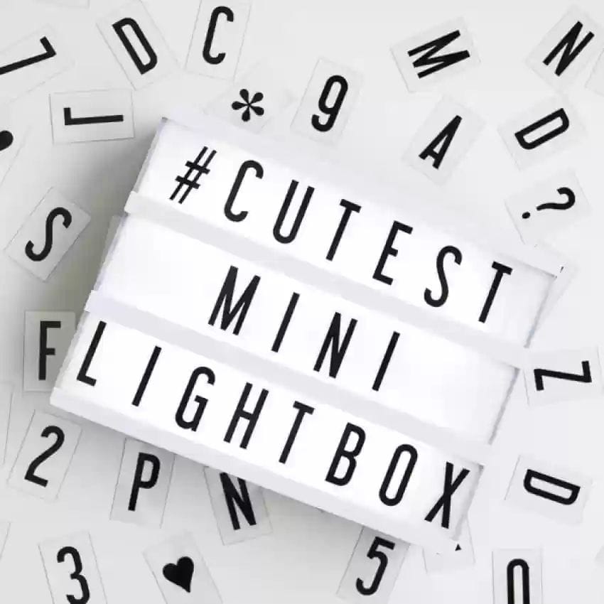 Cinema A4 Size Light Box with Letters, Symbols, Numbers USB Or Battery Powered