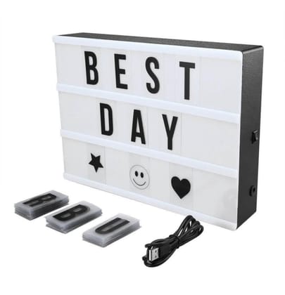 Cinema A4 Size Light Box with Letters, Symbols, Numbers USB Or Battery Powered