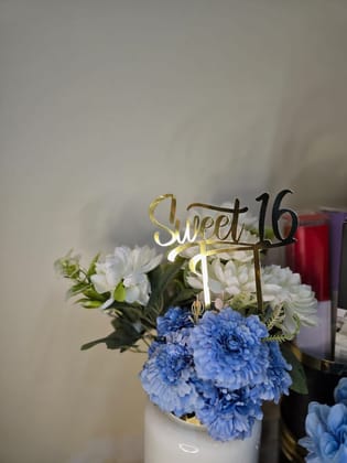 Milestone Number Personalized Cake Topper