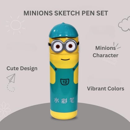 Minion Multi-Colour Sketch Pen Box